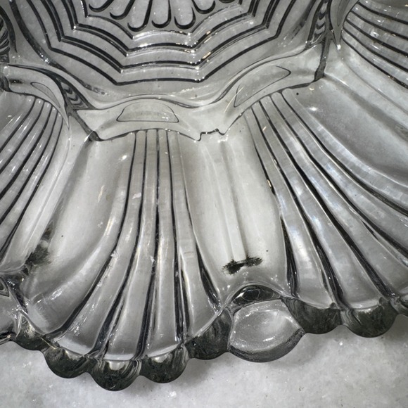 Anchor Hocking Glass 896 Clear Deviled Egg Plate - Picture 3 of 6